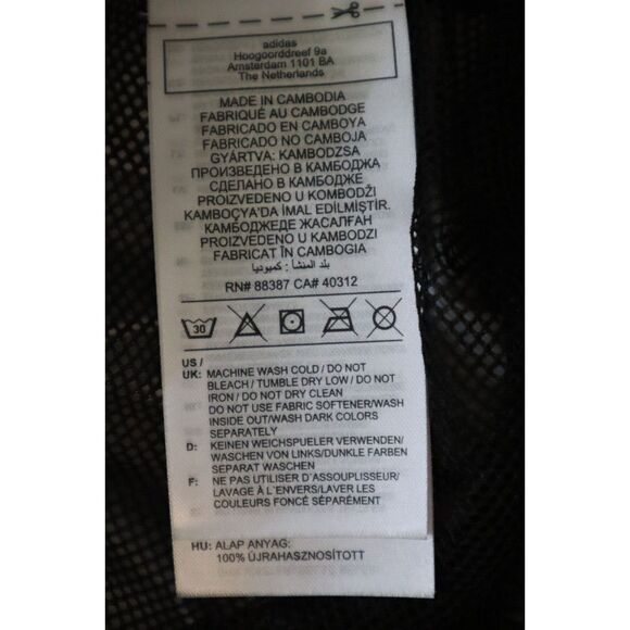 Adidas IM2439 Women Sz XL Black Future Icons 3-Stripes Woven 1/4 Zip Jacket - Picture 6 of 11